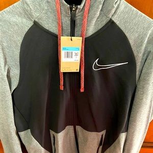 Nike, mens, NWT thermal jacket, zip up hoodie